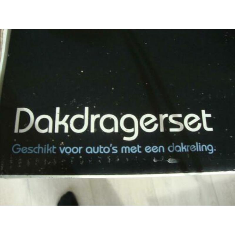 Unverseel dakdragerset open dakrail 2 x gebr (Bijna-) GRATIS