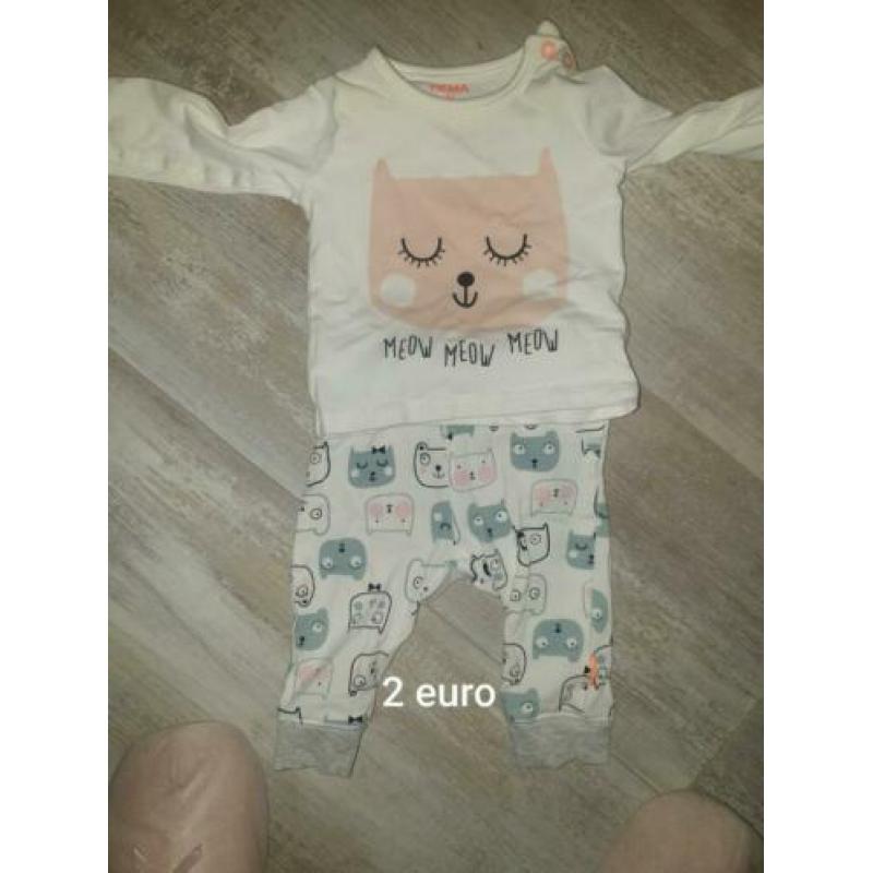 Meisjes babykleding maat 50 zie beschrijving