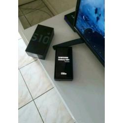 Samsung s10 PLUS 128gb prins green DUOS met doos en lader en