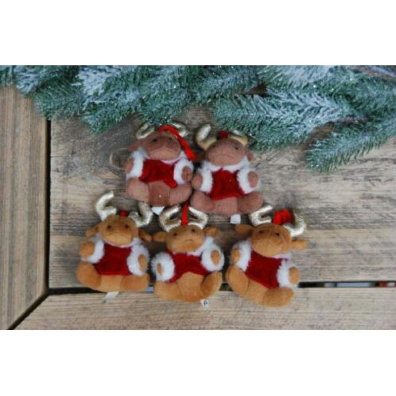 5 Rendier knuffeltjes