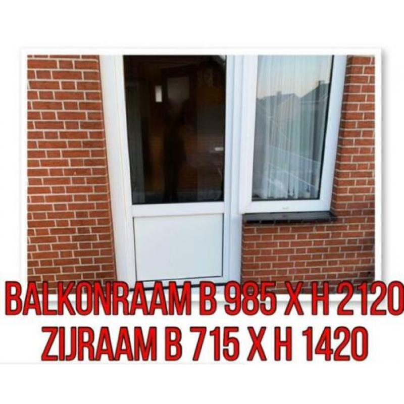 kunststof kozijn en balkondeur/raam