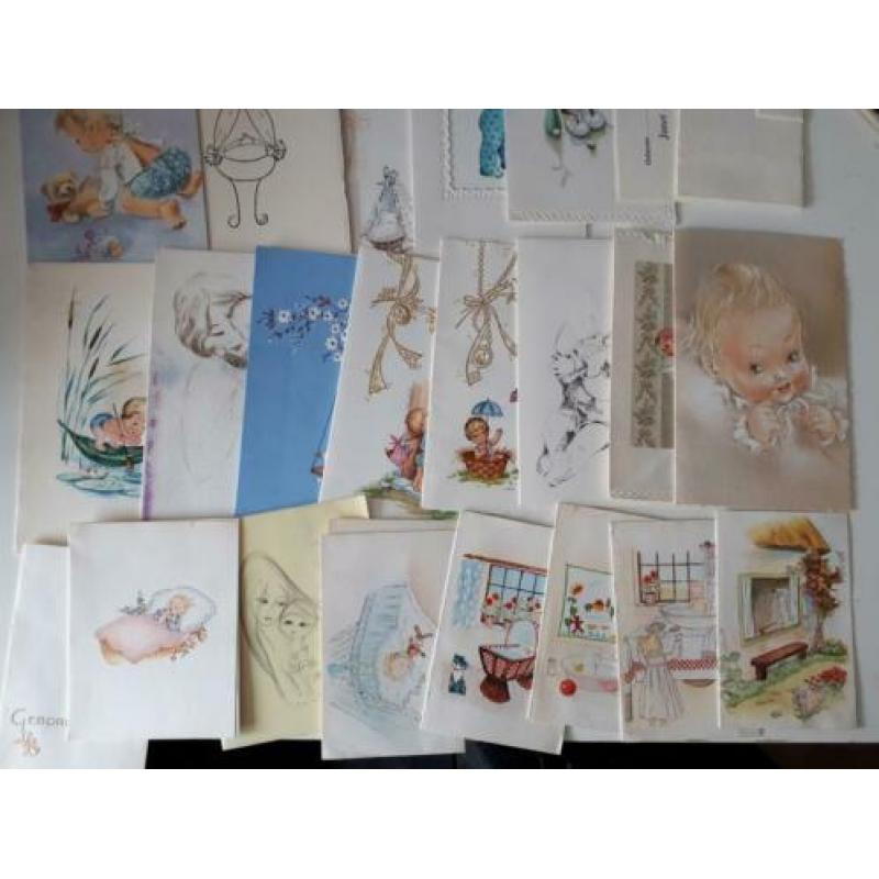 Ruim 150 geboortekaartjes jaren'50-'70