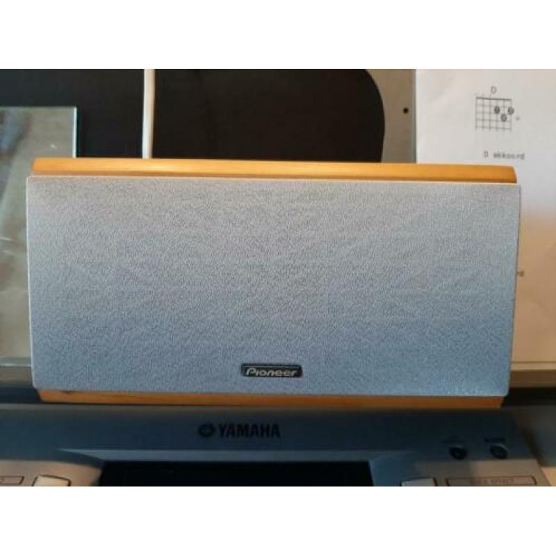 Pioneer home cinema set met subwoofer 4 surroundboxen midden