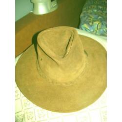 Henchel Hat Co leren cowboyhoed 58