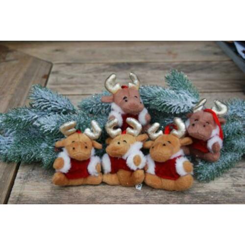 5 Rendier knuffeltjes