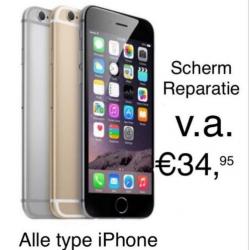 iPhone 8 X 7 6s 5s 6 plus 7+ scherm barst lcd glas reparatie