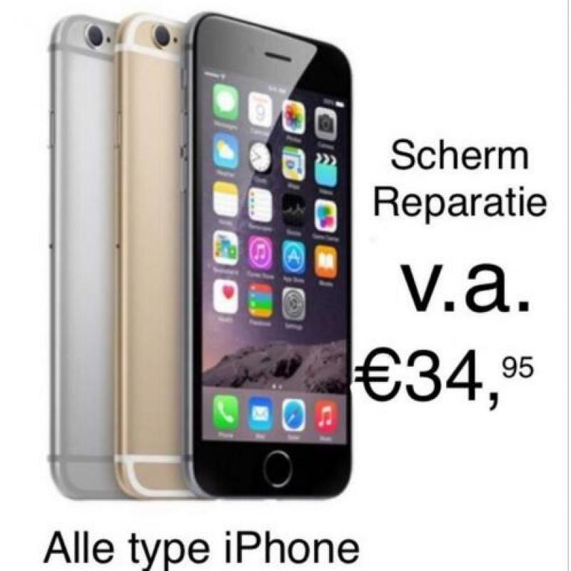 iPhone 8 X 7 6s 5s 6 plus 7+ scherm barst lcd glas reparatie