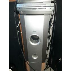 Pioneer home cinema set met subwoofer 4 surroundboxen midden