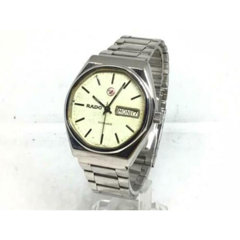 Echte Rado Voyager - Daydate - Vintage - Achthoekige bezel