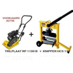 VOORJAARS ACTIE De trilplaat RP1100B + KNIPPER 589.00 INCL