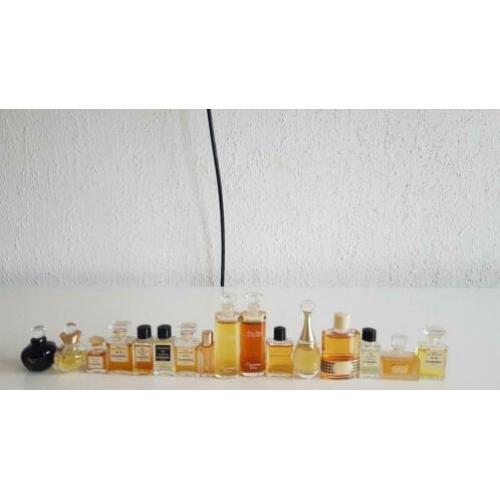 Vintage chanel, dior miniaturen.