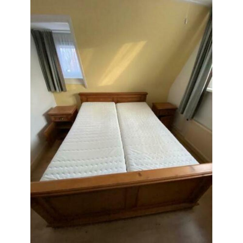 Eiken slaapkamer 2 mtr bij 1,6 mtr