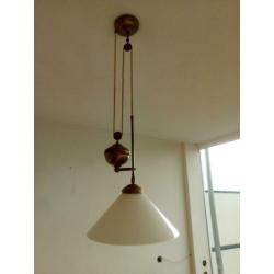 Vintage lampen-set (2x hang + 1x staand)