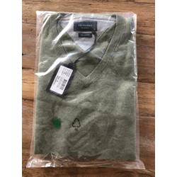 Profuomo pullover V-Neck Army (XL)