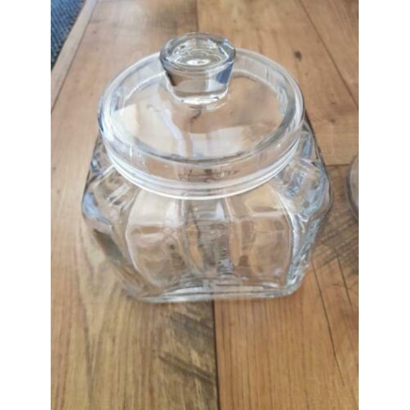 Voorraad potten riverdale glas