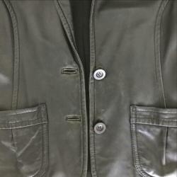 Jas/Jack zwart leer Leatherstyle maat 44/46