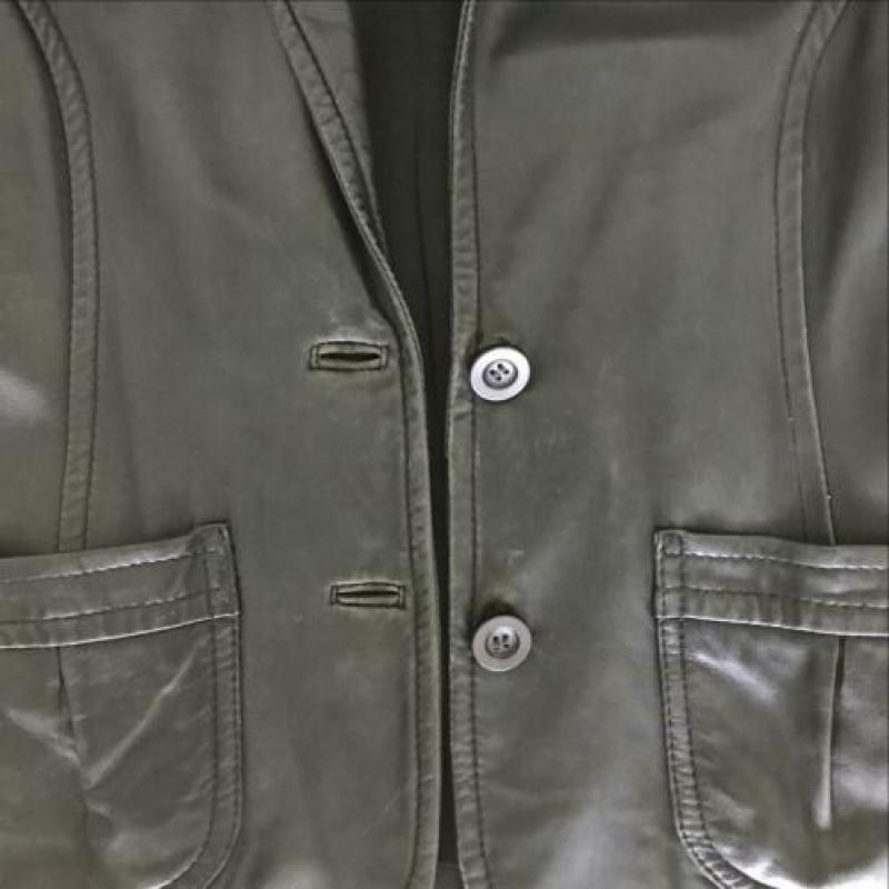 Jas/Jack zwart leer Leatherstyle maat 44/46