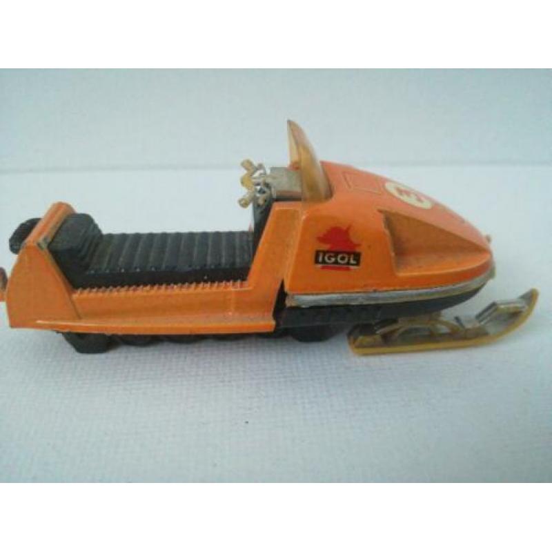 Majorette France. Moto-Neige. "Sneeuw scooter". Oranje.