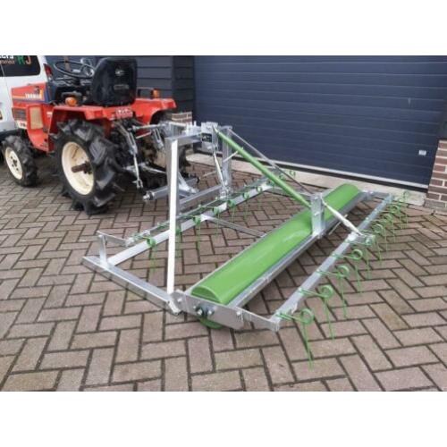 Manegevlakker vezelbodemvlakker 1,5m/2m NIEUW gegalvaniseerd