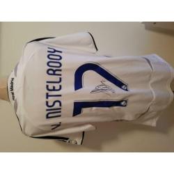 Shirt + originele handtekening Ruud v Nistelrooy Real Madrid