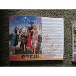 JULIA'S TANGO - SEIZOEN 1 en SEIZOEN 2 - samen 5 dvd's