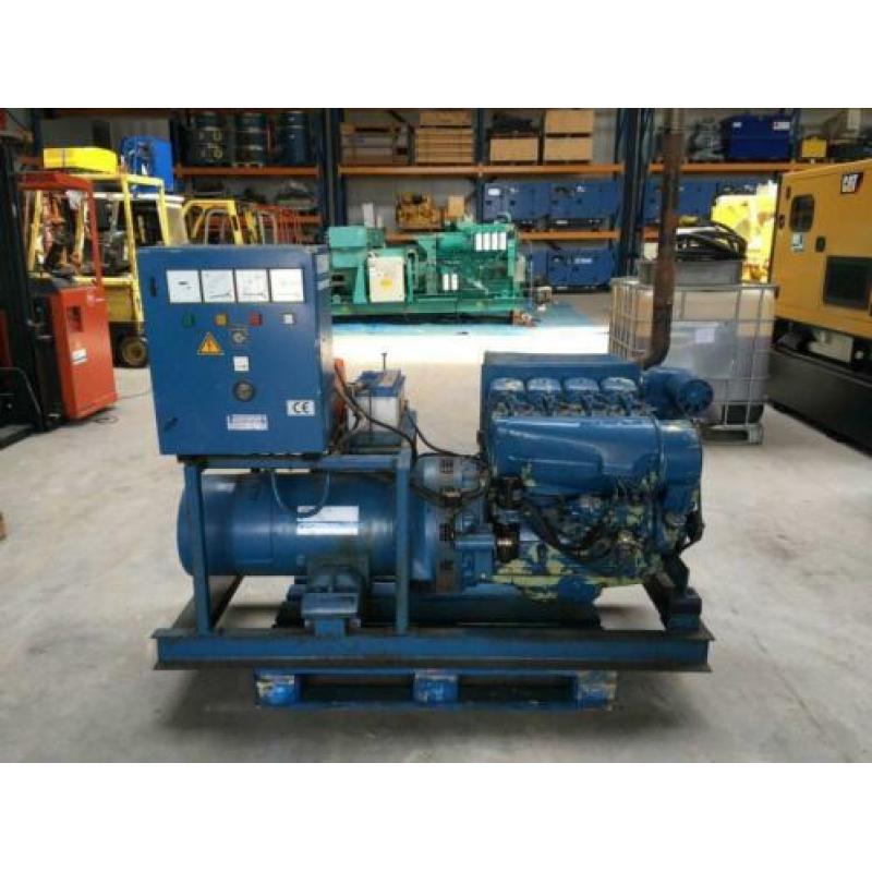 Deutz F4L 912 Piller 43 kVA generatorset met ATS