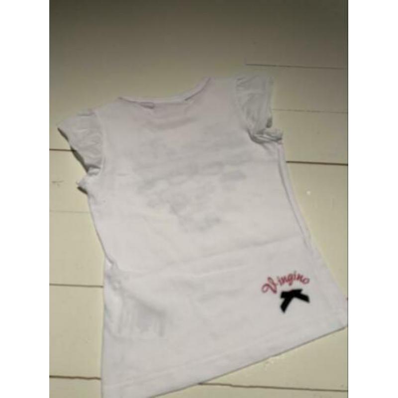 VINGINO | Als nieuw | Schattig shirtje hart/strikjes |98/104