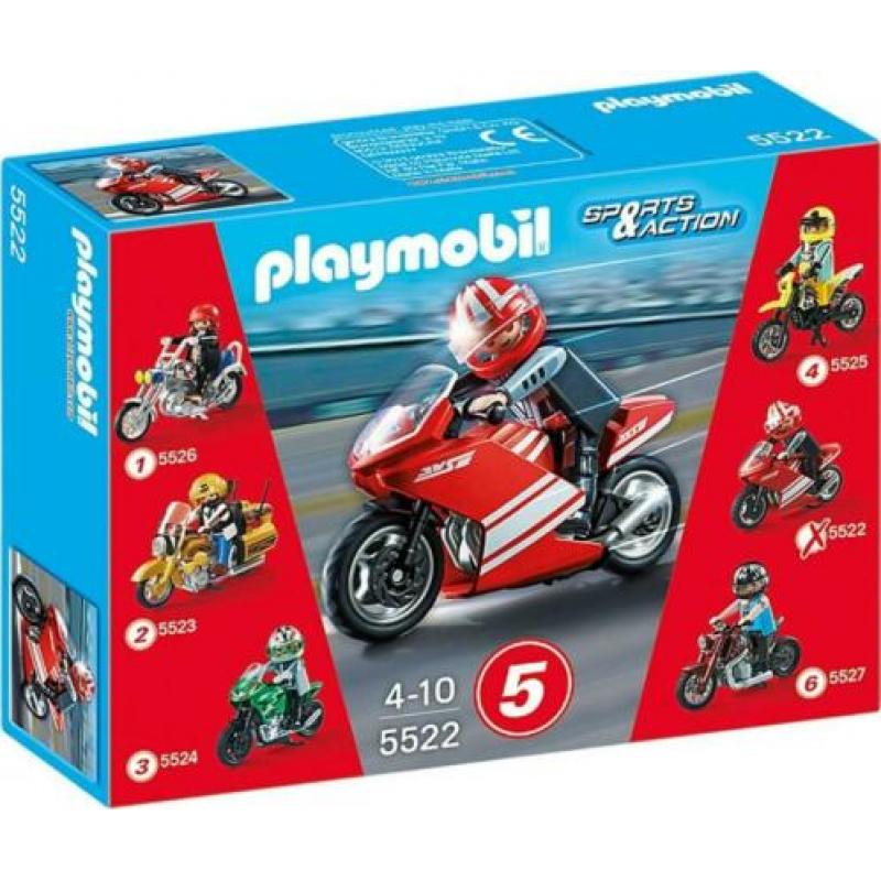Playmobil 5522 en 5116, motorrijders