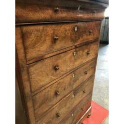 Biedermeier antieke kast. Zie foto’s.