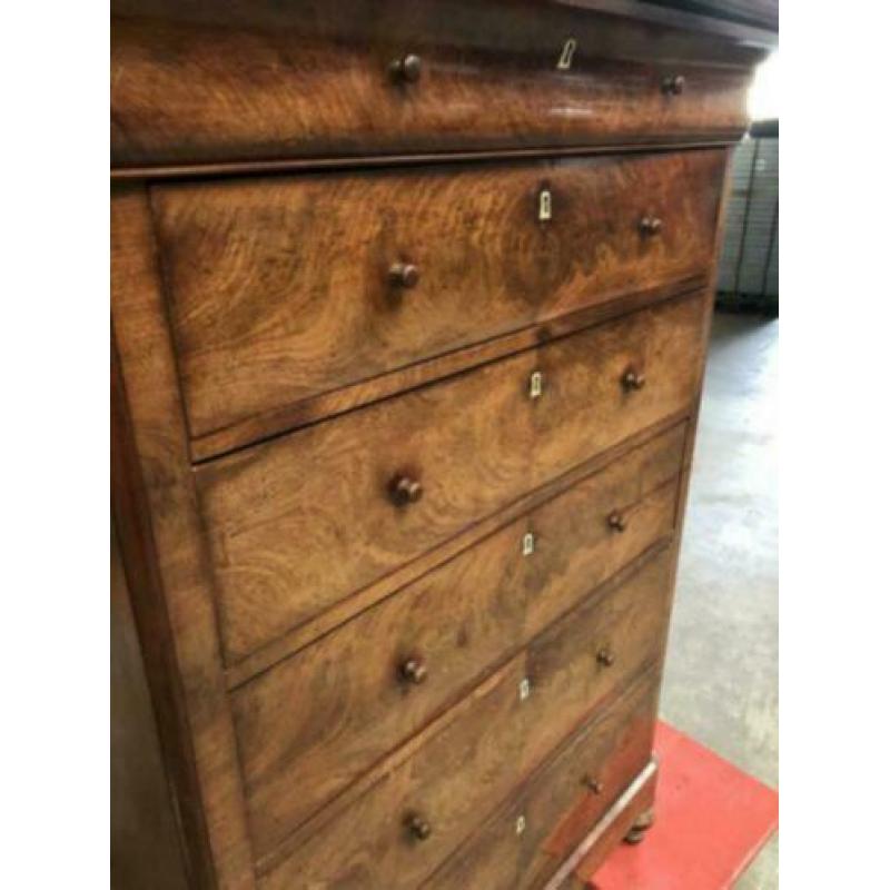 Biedermeier antieke kast. Zie foto’s.