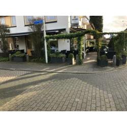 Bloembakken met beplanting 6 groten 6 kleinen