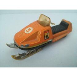 Majorette France. Moto-Neige. "Sneeuw scooter". Oranje.