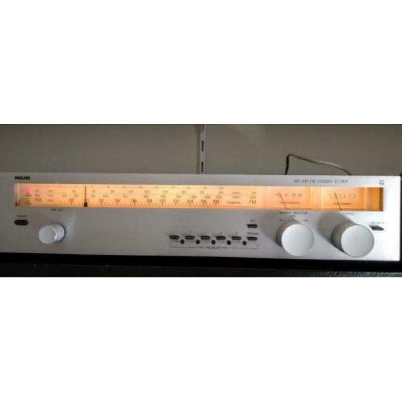 Philips versterker en tuner AH 306 en 103 / 60 WPC