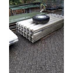 Golfplaten gebruikte polyester pvc dubbelwandige golfplaten