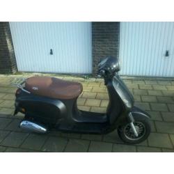 vespa look 2011 geel kenteken