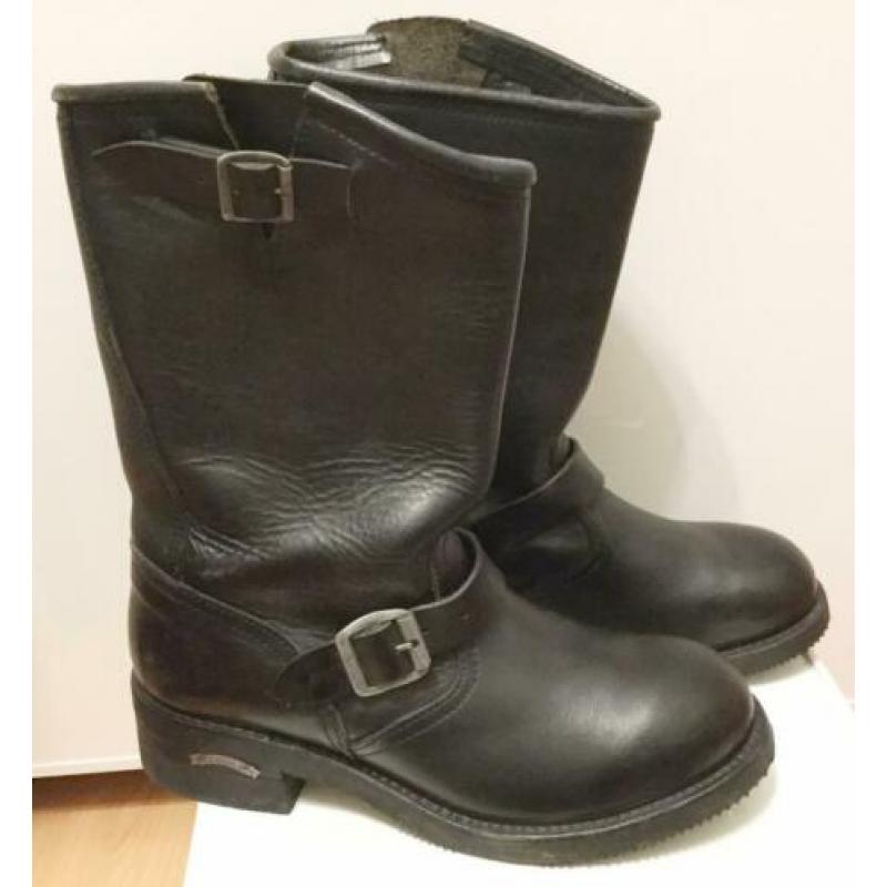Sendra leren laarzen maat 43 biker boots maat USA 9.5