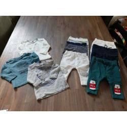 Mooie complete set (55-delig) babykleding in maat 56!