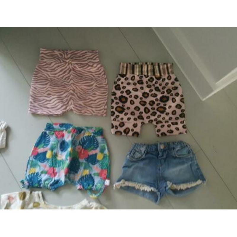 pakket handmade meisjes kleren maat 80/86