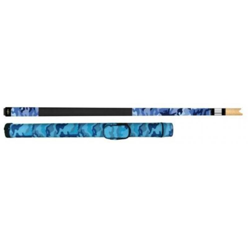 Pool Keu + Koffer Shooter Leger Blauw, Keu's, Poolkeu's