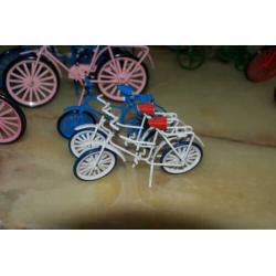 Mooie collectie miniatuur fietsen
