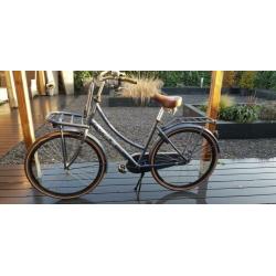 Evoque elite damesfiets. Stuurslot en vervoersrek.