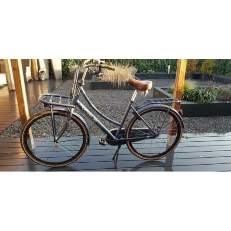 Evoque elite damesfiets. Stuurslot en vervoersrek.