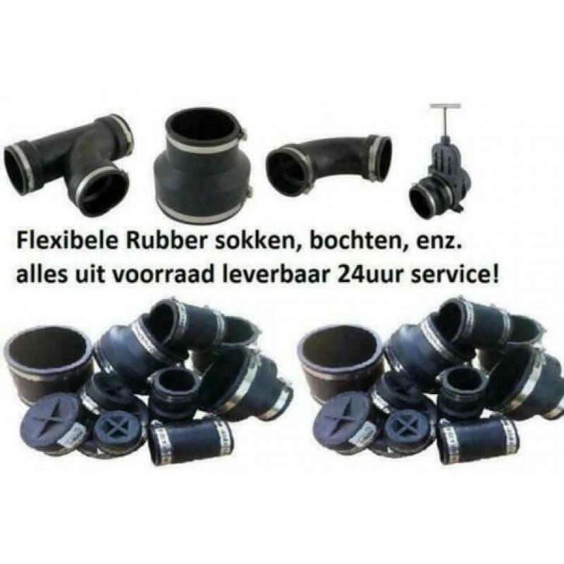 pvc buizen (150 cm ) alle bochten enz. 25 tot 110 mm op voor