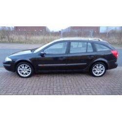 Renault Laguna 2.0 16V Gr.tour Expr E4 2004 Zwart airco