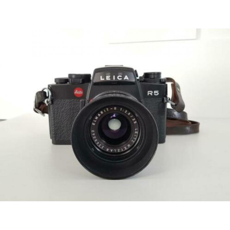 Leica R5 + Leica Elmarit 35mm 2.8/ Uitstekende staat
