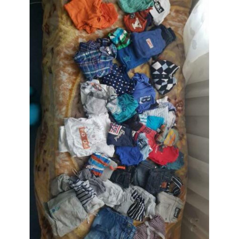 Jongens kleding maat 62 tot 74 broeken overhemden t-shirts