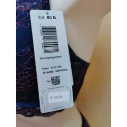80B Nieuwe lingerieset met kant Triumph , 80 B / broekje 40