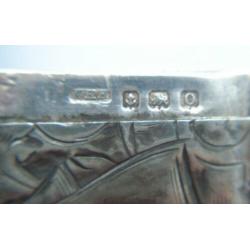 Antiek 925 Sterling Silver Vesta Case