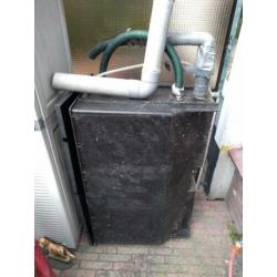 Filterbak en 2 uv lampen