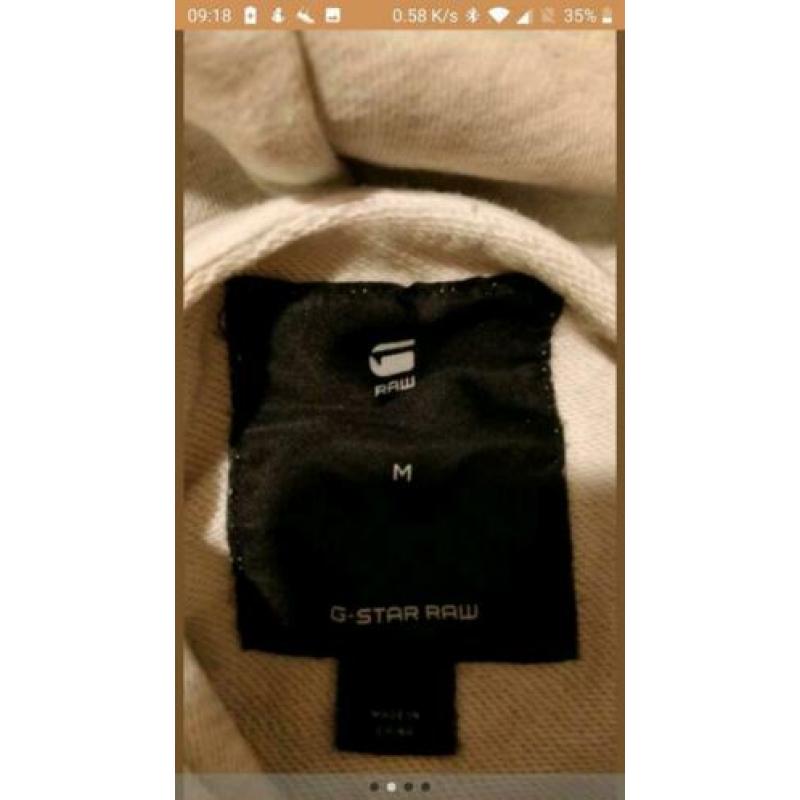 G star hoodie grijs M